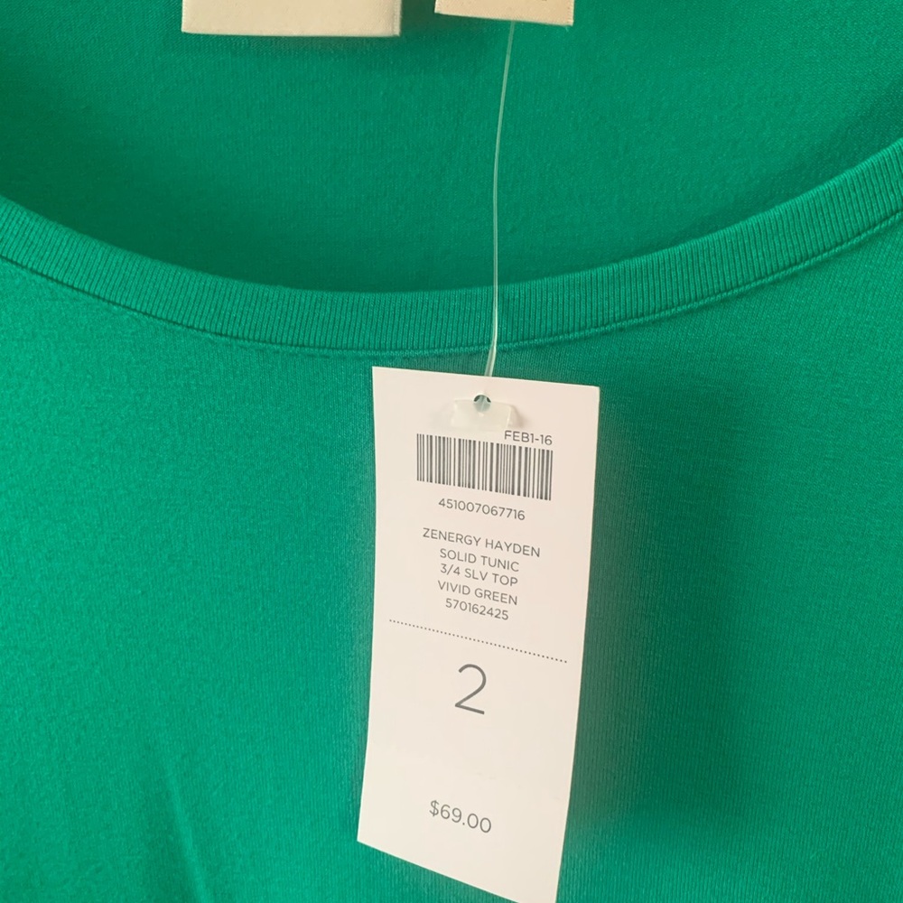 NWT chicos sharp bite tunic top